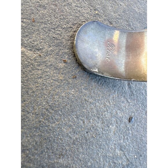 Kirk Stieff Pewter Floral Engraved Etched Vintage Cuff Bracelet 900- 6 - Picture 5 of 6